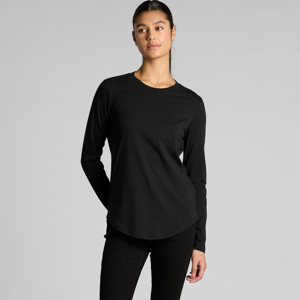 AS Colour Women's Maple Curve L/S Tee | 4021 (Bone)