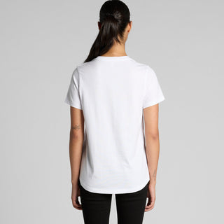 AS Colour Women's Maple Curve Tee | 4024 (Black)