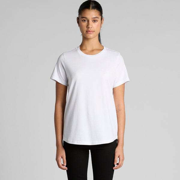 AS Colour Women's Maple Curve Tee | 4024 (Ecru)