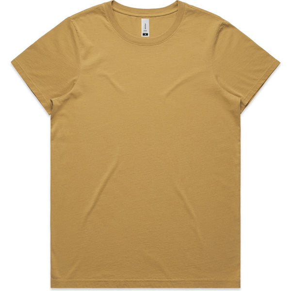 AS Colour Women's Maple Faded Tee | 4065 (Faded Mustard)