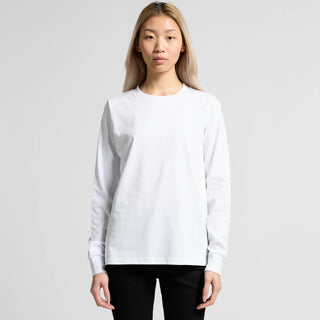 AS Colour Women's Maple L/S Tee | 4020 (White)
