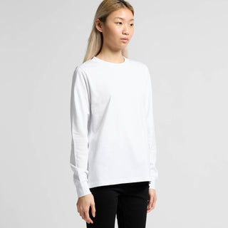 AS Colour Women's Maple L/S Tee | 4020 (White)