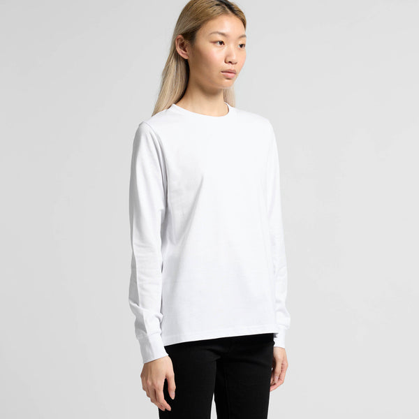 AS Colour Women's Maple L/S Tee | 4020 (White)