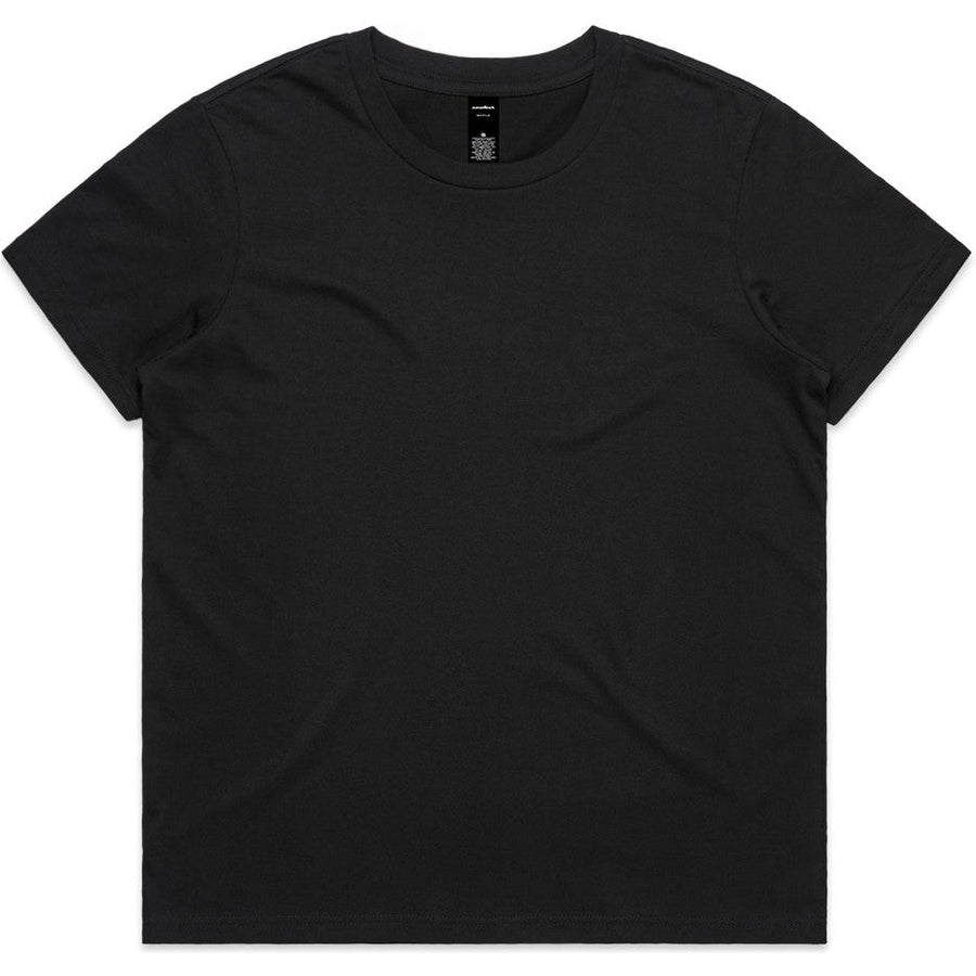 AS Colour Women's Maple Minus Tee [-8cm] 4025 (Black)