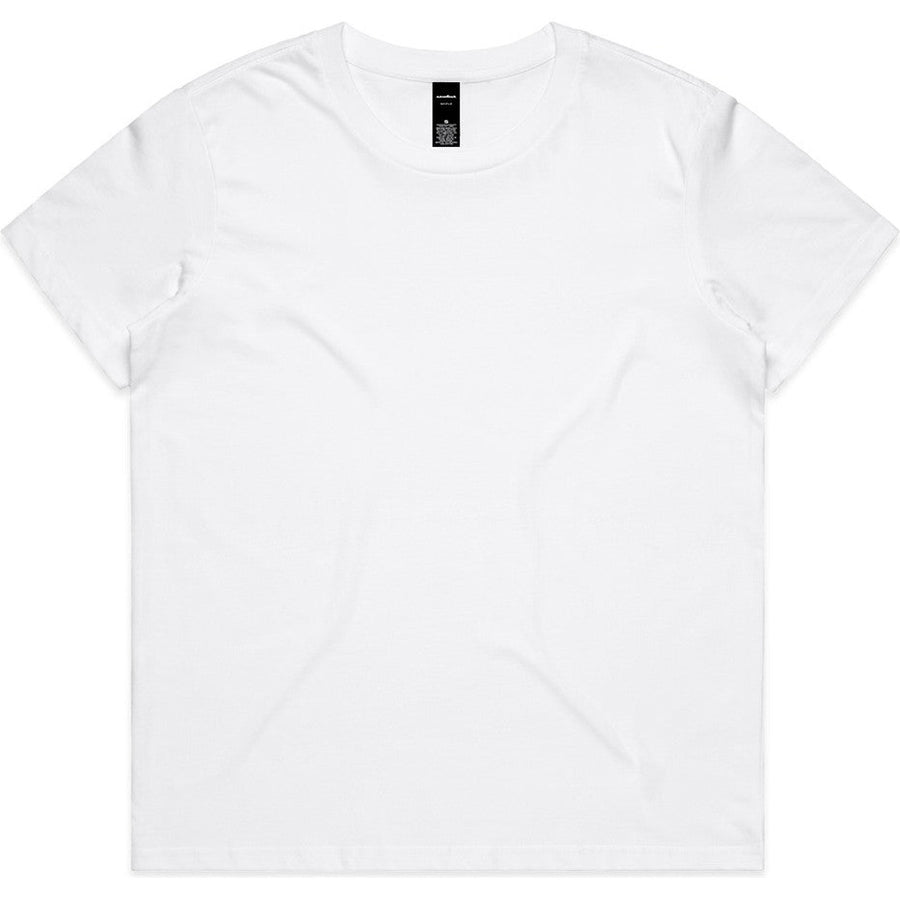 AS Colour Women's Maple Minus Tee [-8cm] 4025 (White)