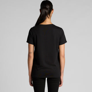 AS Colour Women's Maple Scoop Tee | 4019 (Black)