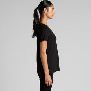 AS Colour Women's Maple Scoop Tee | 4019 (White)
