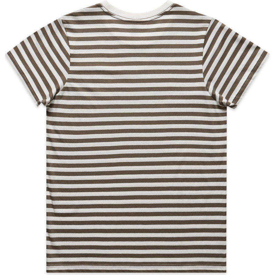 AS Colour Women's Maple Stripe Tee | 4037 (Natural/Walnut)