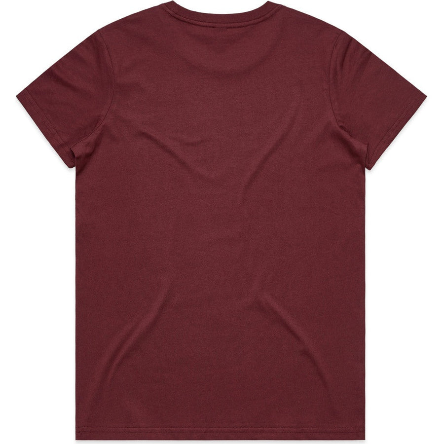 AS Colour Women's Maple Tee | 4001 (Burgundy)