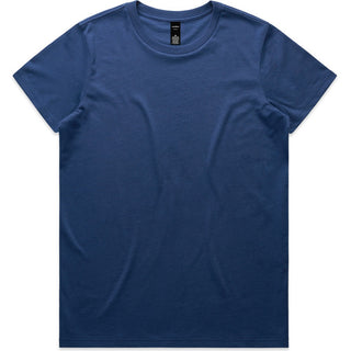 AS Colour 4001 Wo's Maple Tee - Front View | color:Cobalt|view:front