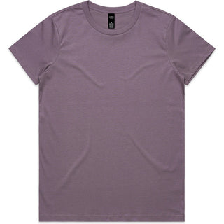 AS Colour 4001 Wo's Maple Tee - Front View | color:Mauve|view:front