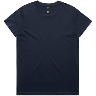 AS Colour 4001 Wo's Maple Tee - Front View | color:Midnight Blue|view:front