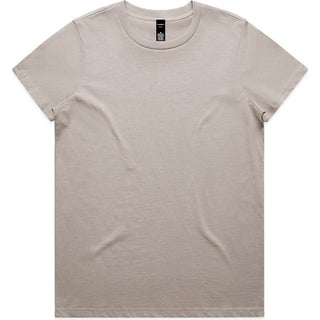 AS Colour 4001 Wo's Maple Tee - Front View | color:Mushroom|view:front