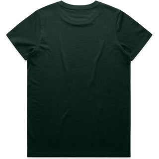 AS Colour 4001 Wo's Maple Tee - Back View | color:Pine Green|view:back