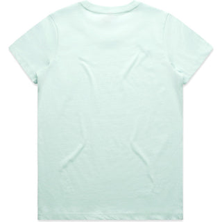 AS Colour 4001 Wo's Maple Tee - Back View | color:Seafoam|view:back
