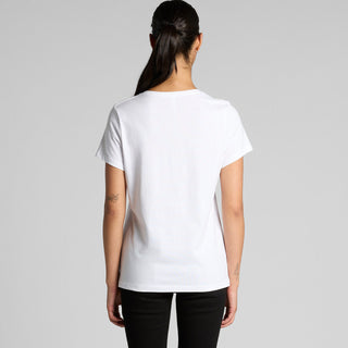 AS Colour Women's Maple V Neck Tee | 4023 (Black)