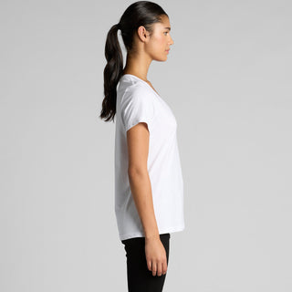 AS Colour Women's Maple V Neck Tee | 4023 (Black)