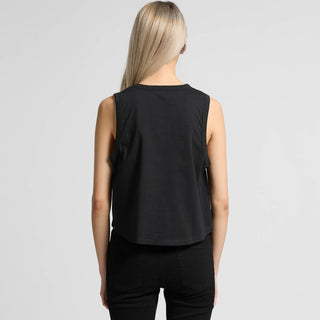 AS Colour Women's Martina Crop Tank | 4091 (White)