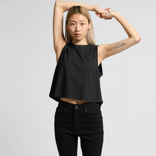 AS Colour Women's Martina Crop Tank | 4091 (White)
