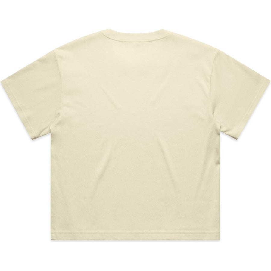 AS Colour Women's Martina Crop Tee | 4093 (Butter)