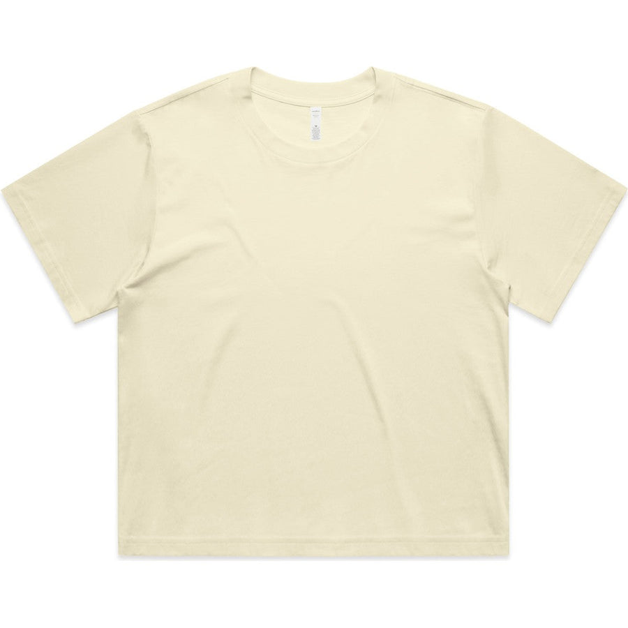 AS Colour Women's Martina Crop Tee | 4093 (Butter)