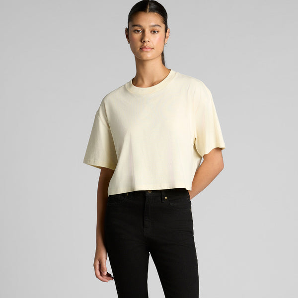 AS Colour Women's Martina Crop Tee | 4093 (White)