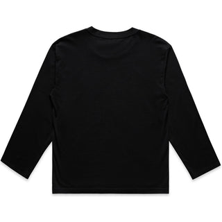 AS Colour 4071 Wo's Martina L/S Tee - Back View | color:Black|view:back