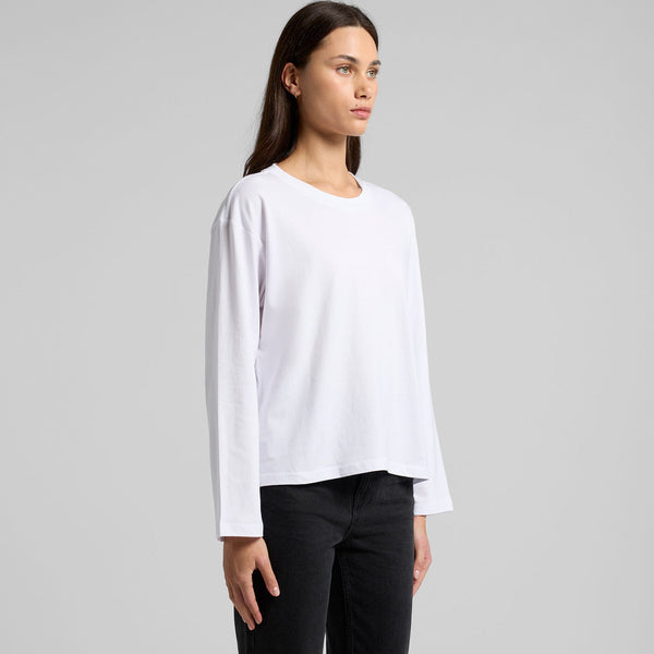 AS Colour Women's Martina L/S Tee | 4071 (White)