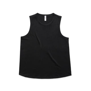 AS Colour 4090 Wo's Martina Tank - Front View | color:Black|view:front