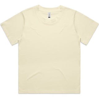 AS Colour 4006 Wo's Martina Tee - Front View | color:Butter|view:front