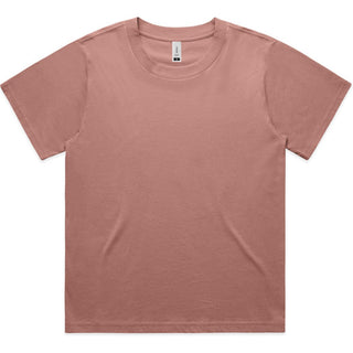AS Colour 4006 Wo's Martina Tee - Front View | color:Hazy Pink|view:front