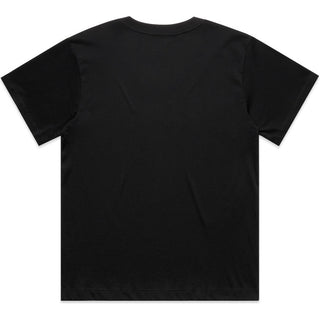 AS Colour 4095 Wo's Martina V Neck Tee - Back View | color:Black|view:back