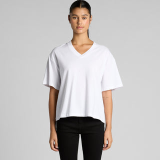 AS Colour Women's Martina V Neck Tee | 4095 (Black)