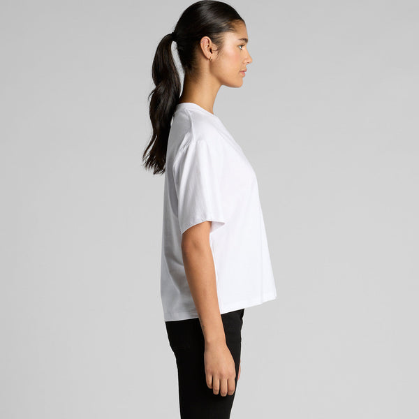 AS Colour Women's Martina V Neck Tee | 4095 (White)