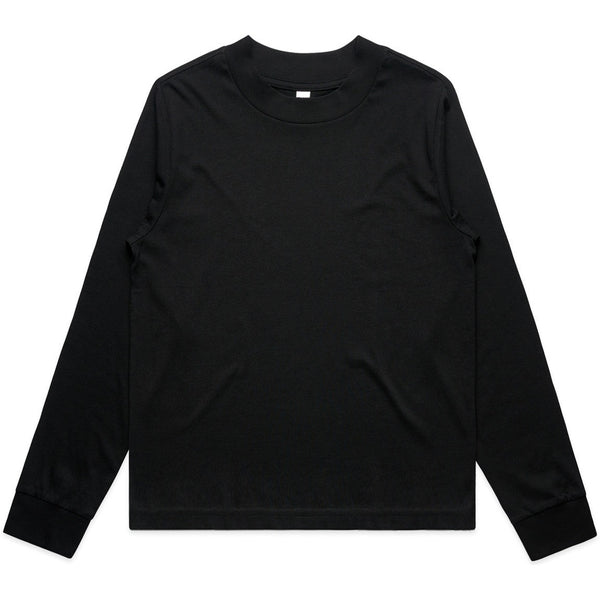 AS Colour Women's Mock L/S Tee | 4070 (Black)