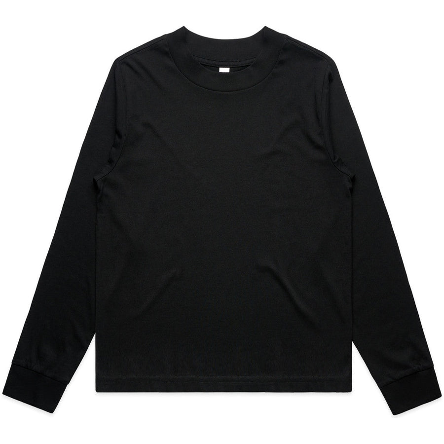 AS Colour Women's Mock L/S Tee | 4070 (Black)
