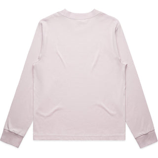 AS Colour 4070 Wo's Mock L/S Tee - Back View | color:Orchid|view:back