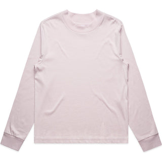 AS Colour 4070 Wo's Mock L/S Tee - Front View | color:Orchid|view:front