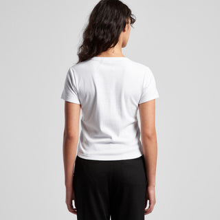 AS Colour Women's Organic Rib Baby Tee | 4074 (White)