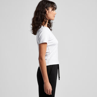 AS Colour Women's Organic Rib Baby Tee | 4074 (White)