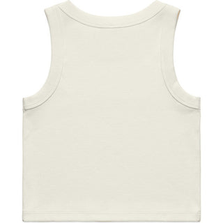 AS Colour 4064G Wo's Organic Rib Crop Tank - Back View | color:Ecru|view:back