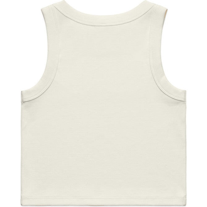 AS Colour Women's Organic Rib Crop Tank | 4064G (Ecru)