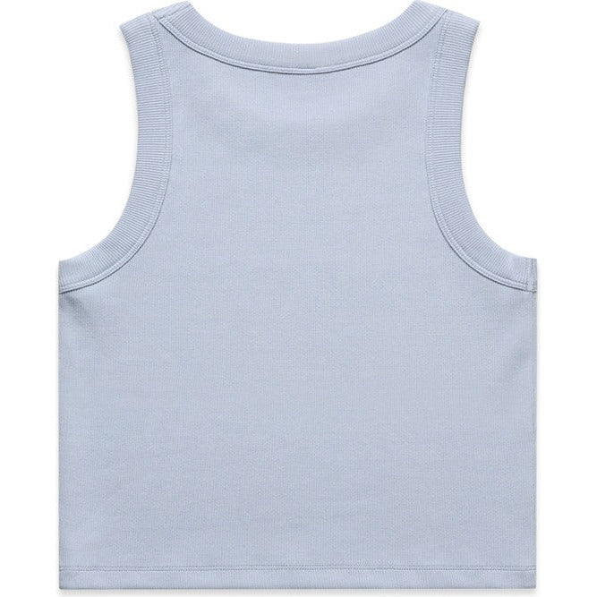 AS Colour Women's Organic Rib Crop Tank | 4064G (Powder)