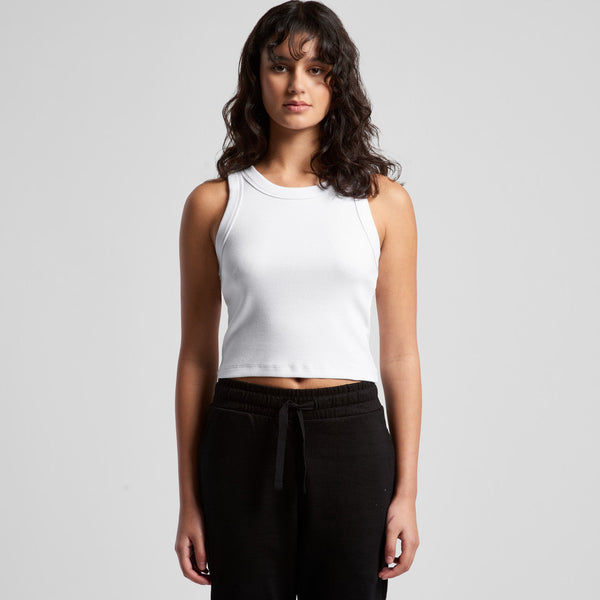 AS Colour Women's Organic Rib Crop Tank | 4064G (Ecru)