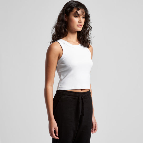 AS Colour Women's Organic Rib Crop Tank | 4064G (Ecru)