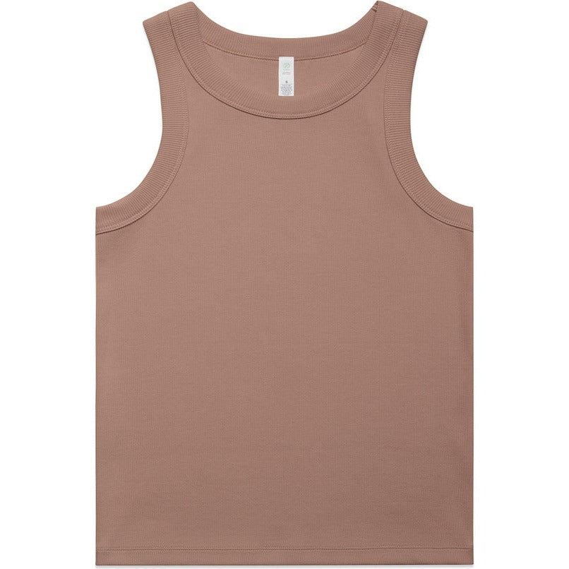 AS Colour Women's Organic Rib Tank | 4063G (Hazy Pink)
