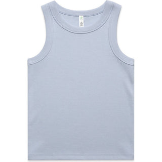 AS Colour 4063G Wo's Organic Rib Tank - Front View | color:Powder|view:front