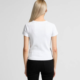 AS Colour Women's Organic Rib Tee | 4092G (White)