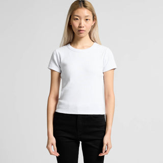 AS Colour Women's Organic Rib Tee | 4092G (White)