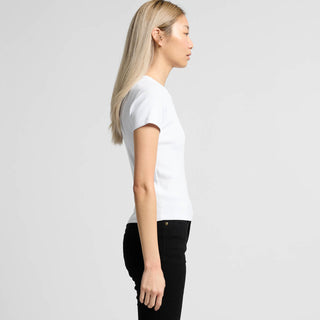 AS Colour Women's Organic Rib Tee | 4092G (White)